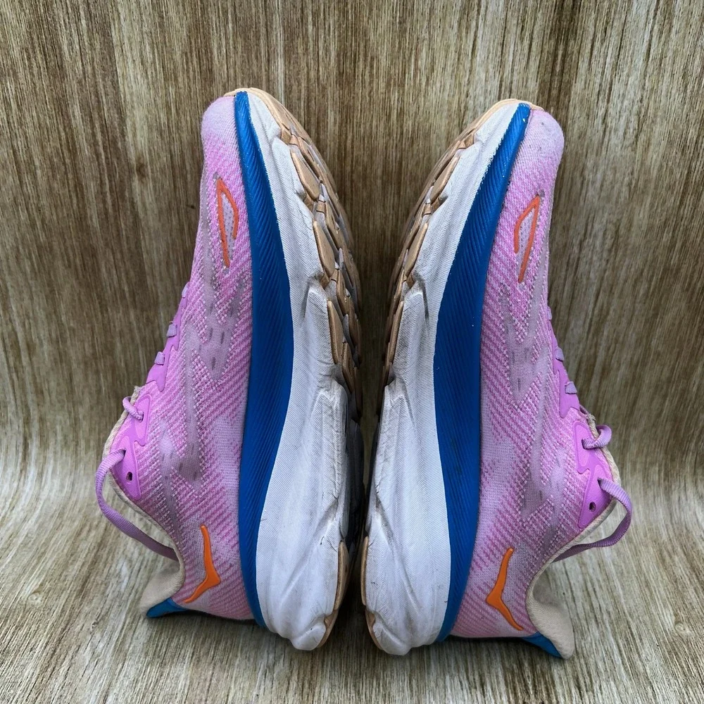 Hoka One One Clifton 9 Women's Size 8.5 Cyclamen Sweet Lilac Shoes 1127896 CSLC